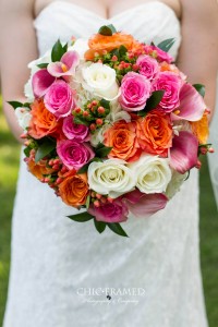ORANGE GALA Bridal Bouquet