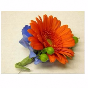 Orange Gerbera Boutonniere