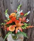 Orange Glow Flowers in a vase