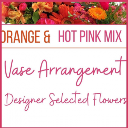 Orange & Hot Pink Mix