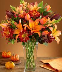 Orange it Fall Vase Arrangement  There Maybe Some Substitute in Flowers