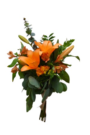 Orange Lilies Bouquet Floral