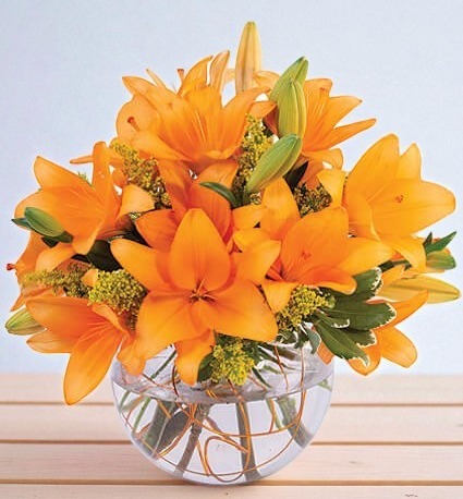Orange Lily Sorbet Bouquet