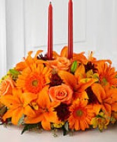 Orange Roses, Gerberas, Lilies, And Mums With Two  