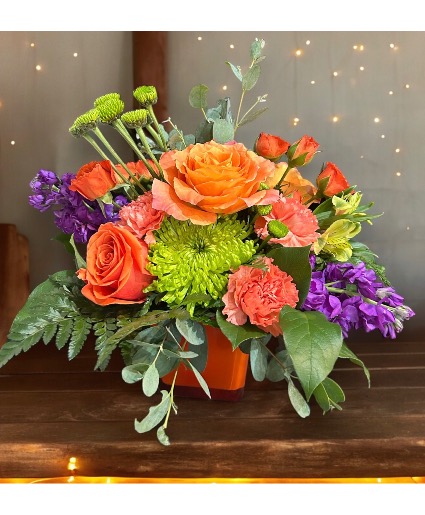 Orange Soda Flower Arrangement