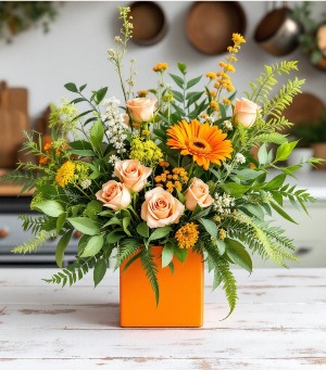 Orange Splash Enchanted Design 