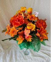 Orange & Yellow - Roses & Daisies 