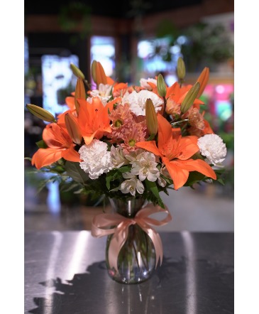 Orange Zest Locally Grown Lilies  in South Milwaukee, WI | PARKWAY FLORAL INC.