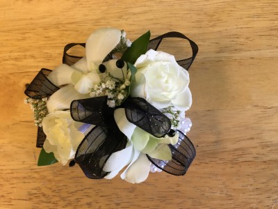 Orchid & Rose Formal Wrist Corsage