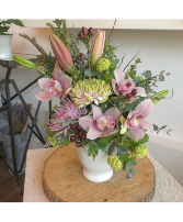 Vase Arrangement - Orchid Bliss 