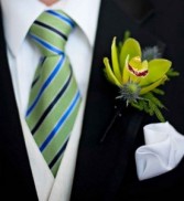 Orchid Boutonniere 
