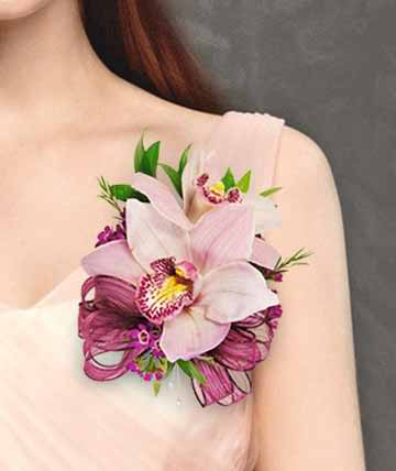 ORCHID CORSAGE Pin on Corsage