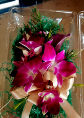 Orchid corsage Wrist