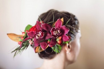 Orchid Hair Clip Prom or Wedding Hair Piece in Colts Neck, NJ | A COUNTRY FLOWER SHOPPE AND MORE