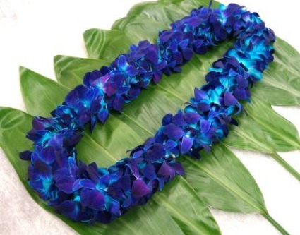 Orchid Lei- BLUE (Limited Quantities) POPULAR