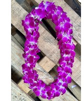 Orchid Lei ( Purple or Lavander ) 