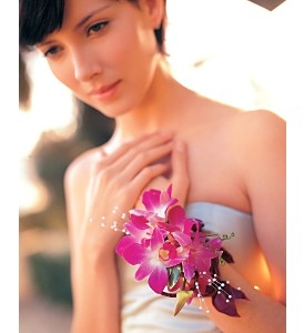 Orchid Wrist Corsage 