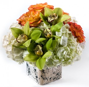 Orchids and Roses Arrangement