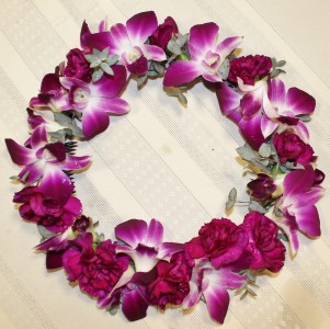 Orchids & Carnations Flower Crown 