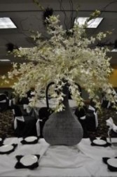 Orchids Galore Reception Decor