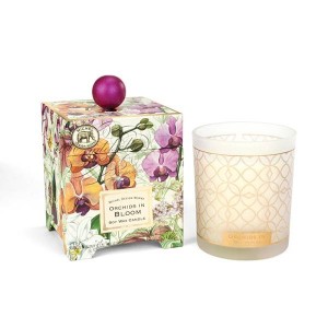 Orchids In Bloom Candle