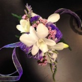 Orchids in Lavender Wrist Corsage