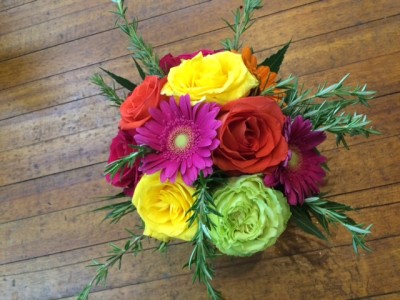 Oregon Summer Daisy Square vase