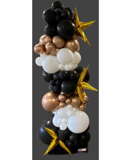 Organic Column Balloon Decor