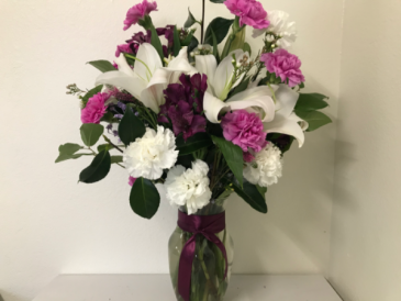 Oriental Lily in Deep Purple Easter