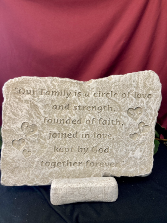 Our Family Is A Circle Stone