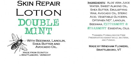 DOUBLE MINT Made from Scratch Natural Hand Lotion Our own luxurious shea butter, beeswax and lanolin hand lotion !