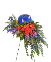 Our Tears in Heaven Personalized Standing Spray is Sympathy Arrangement