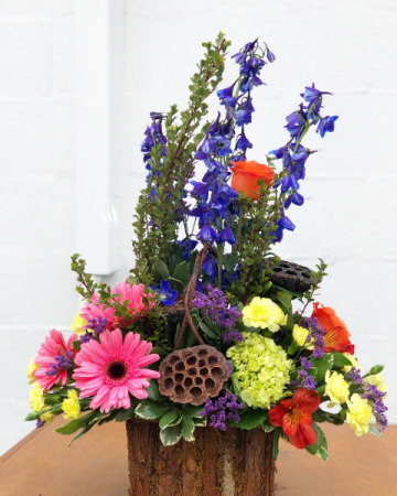 Out of the Woods Flower Basket