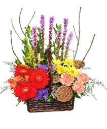 Out Of The Woods Flower Basket