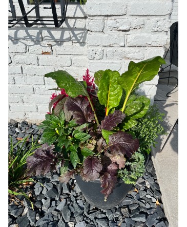 Outdoor Fall Mixed Planter  in Coralville, IA | Every Bloomin' Thing