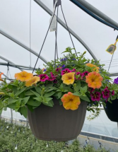 Outdoor hanging basket outdoor