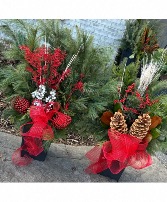 Outdoor winter planter Outdoor winter planter (price is for one planter)