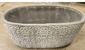 Oval Cement Planter Planter