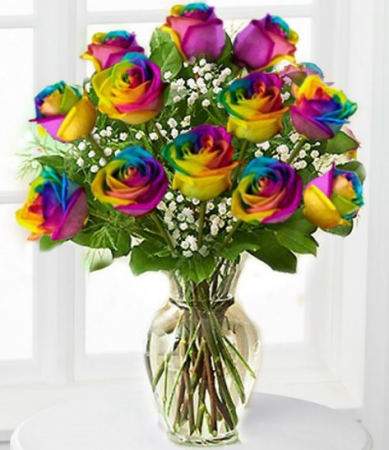 Over the Rainbow Bouquet Valentines Day