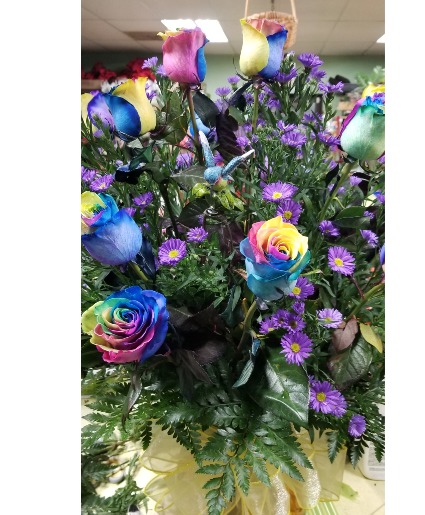 Over The Rainbow Roses Valentines Day