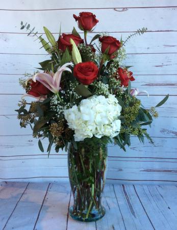 Over The Top Fragrant Rose Vase  in Culpeper, VA | ENDLESS CREATIONS FLOWERS AND GIFTS