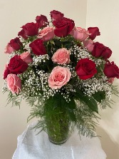 Over the Top for You! 2 dozen roses arranged