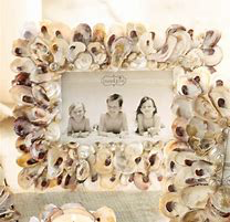 oyster shell picture frame 