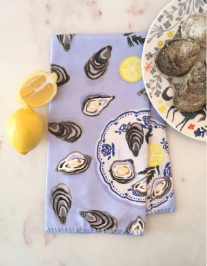 Oyster Tea Towel  
