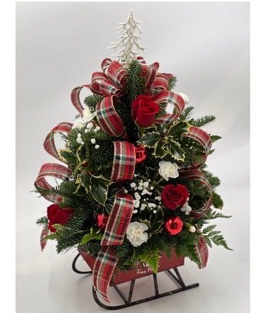 O Christmas Tree Christmas Tree Arrangement in Lubbock, TX | TOWN SOUTH FLORAL