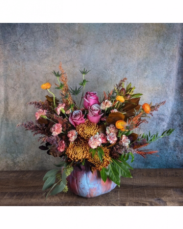 Painted Pumpkin Flowers