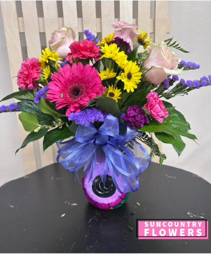 Painted with Love Vase