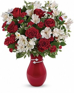 Pair of Hearts Bouquet by Enchanted Florist of Cape Coral