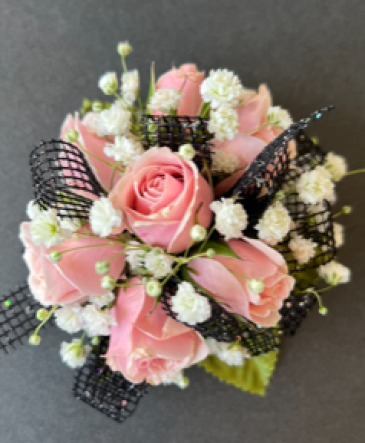 Pale Pink Corsage  in Westlake, OH | Silver Fox Flowers
