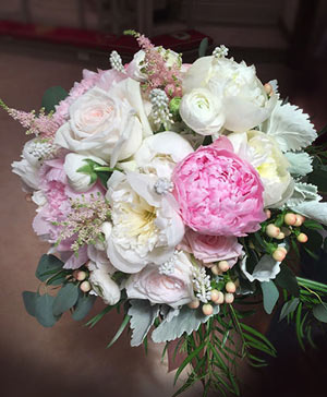 Pale Pink Pearls Bouquet in Ingram, TX | Wild Iris Florals